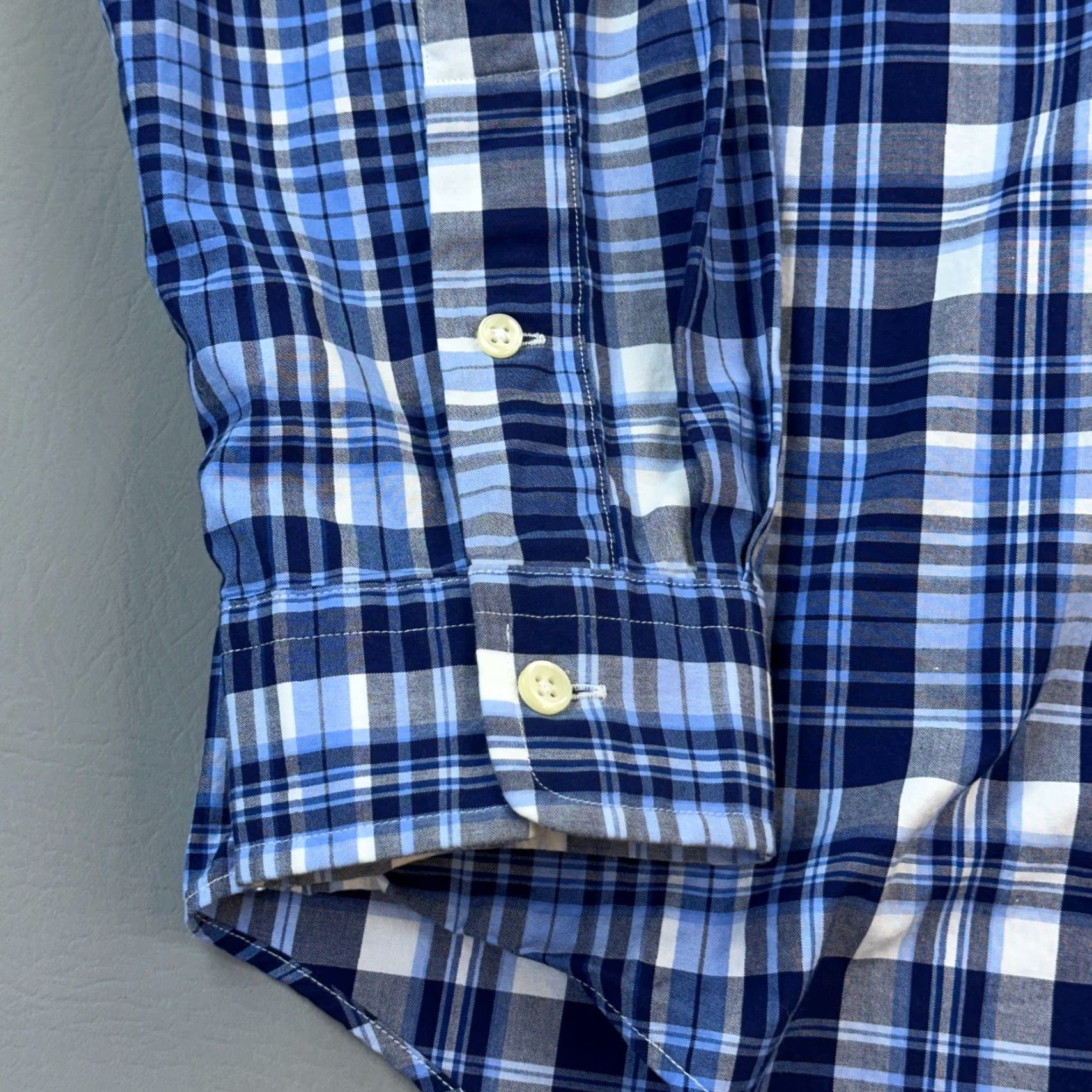 Ralph Lauren Ralph Lauren Shirt Mens Large Blue Plaid Oxford Long Sleeve Button Down Preppy Size US L / EU 52-54 / 3 - 3 Thumbnail