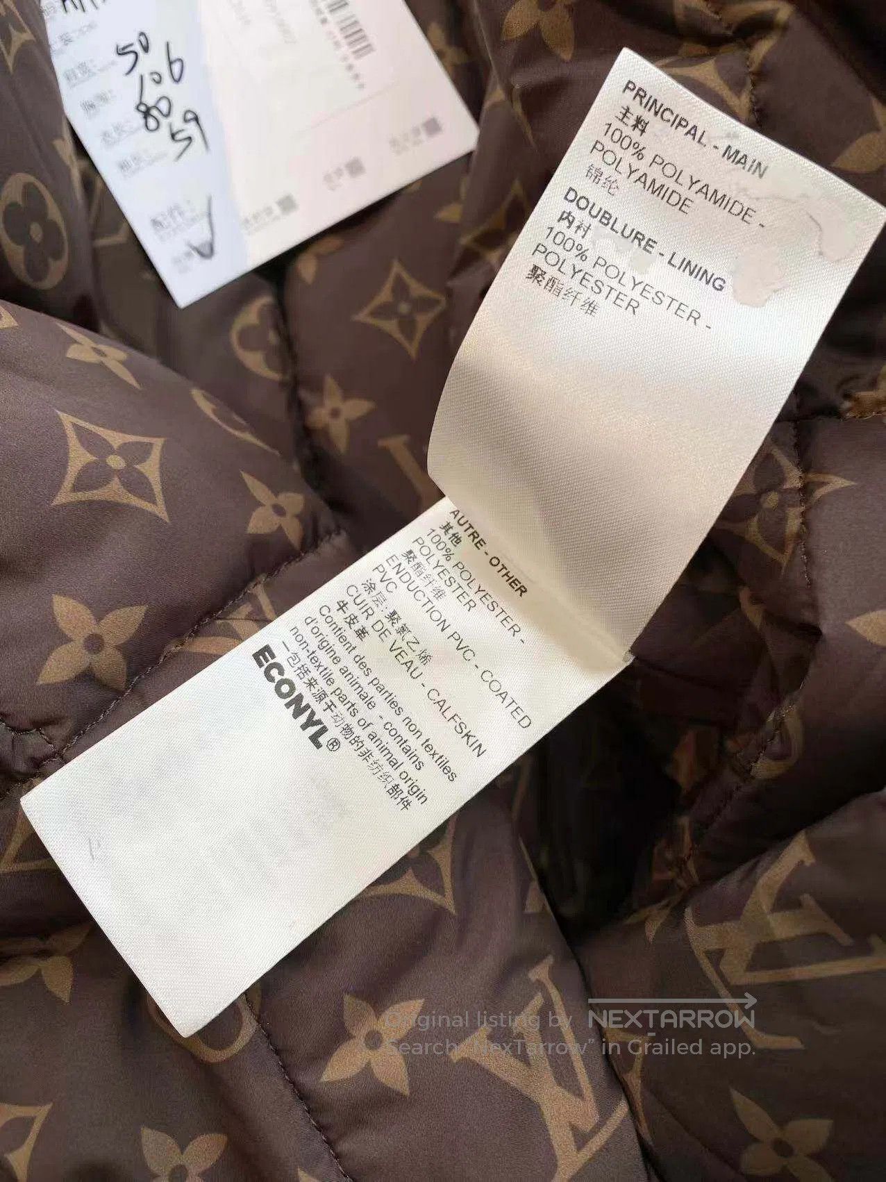 Louis Vuitton Louis Vuitton The inside is full of V-neck hooded down jac Size S / US 4 / IT 40 - 6 Thumbnail