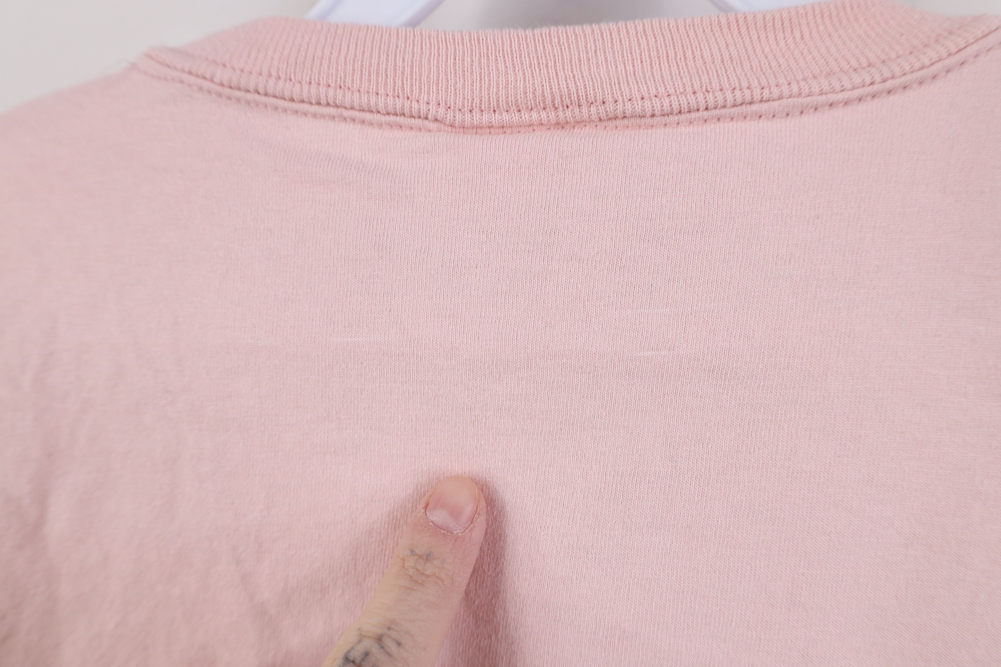 Russell Athletic Vintage 90s Russell Athletic Blank T-Shirt Pink Cotton USA Size M / US 6-8 / IT 42-44 - 12 Thumbnail