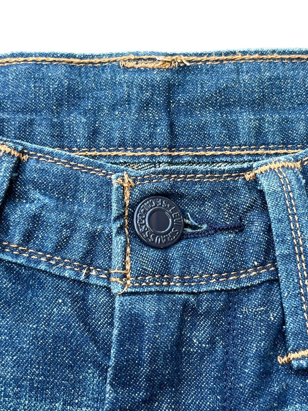 Levi's × Vintage Vintage Levi’s 511 Trashed Sashiko Style Blue Washed Jeans Size US 28 / EU 44 - 9 Thumbnail