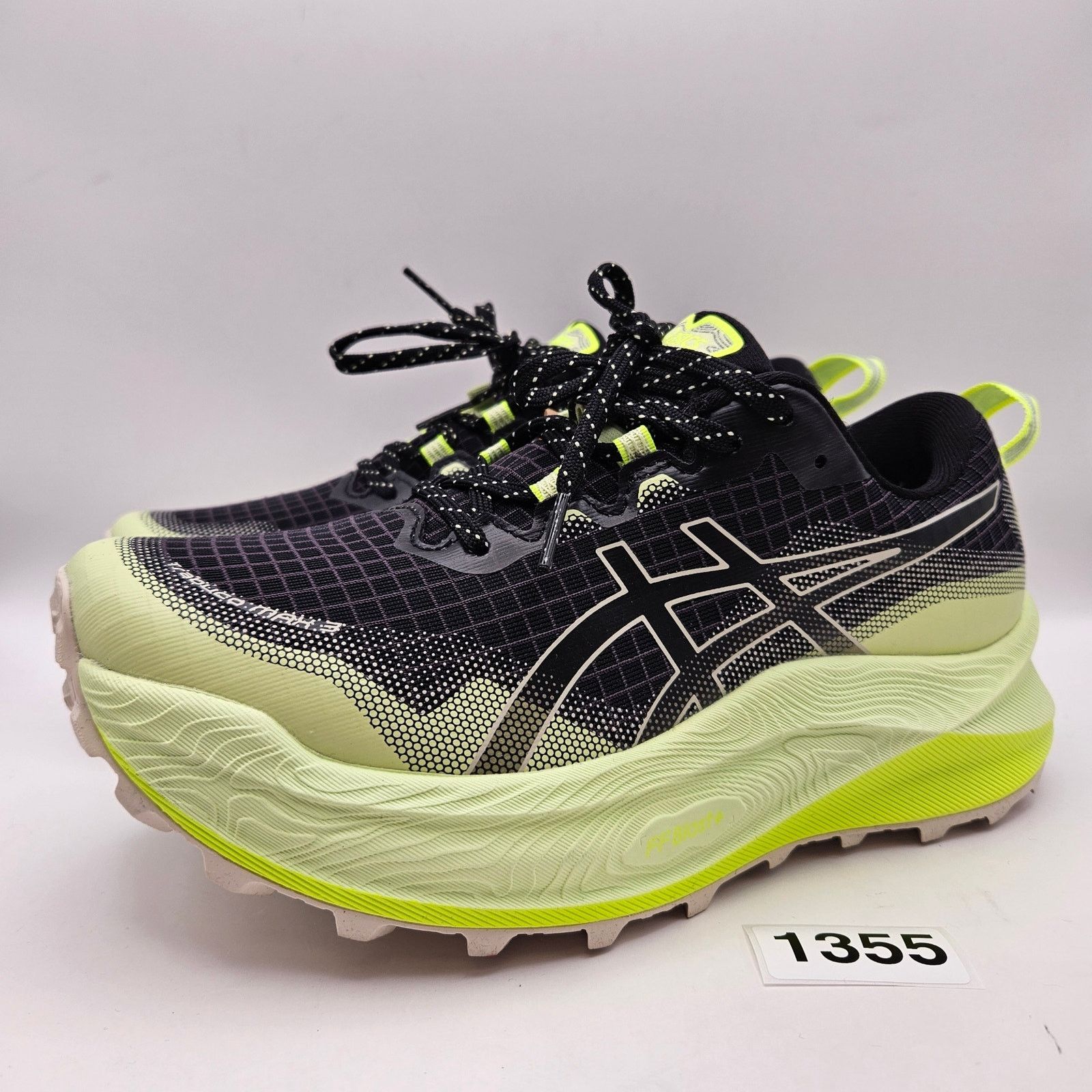 Asics ASICS WOMEN'S 7.5 TRABUCO MAX 3 BLACK MATCHA OUTDOOR RUNNIN Size US 7.5 / IT 37.5 - 1 Thumbnail