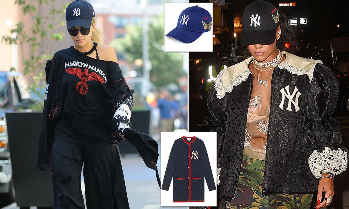 Gucci × New York Yankees Gucci Hat / Cap New York Yankees Size ONE SIZE - 11 Thumbnail
