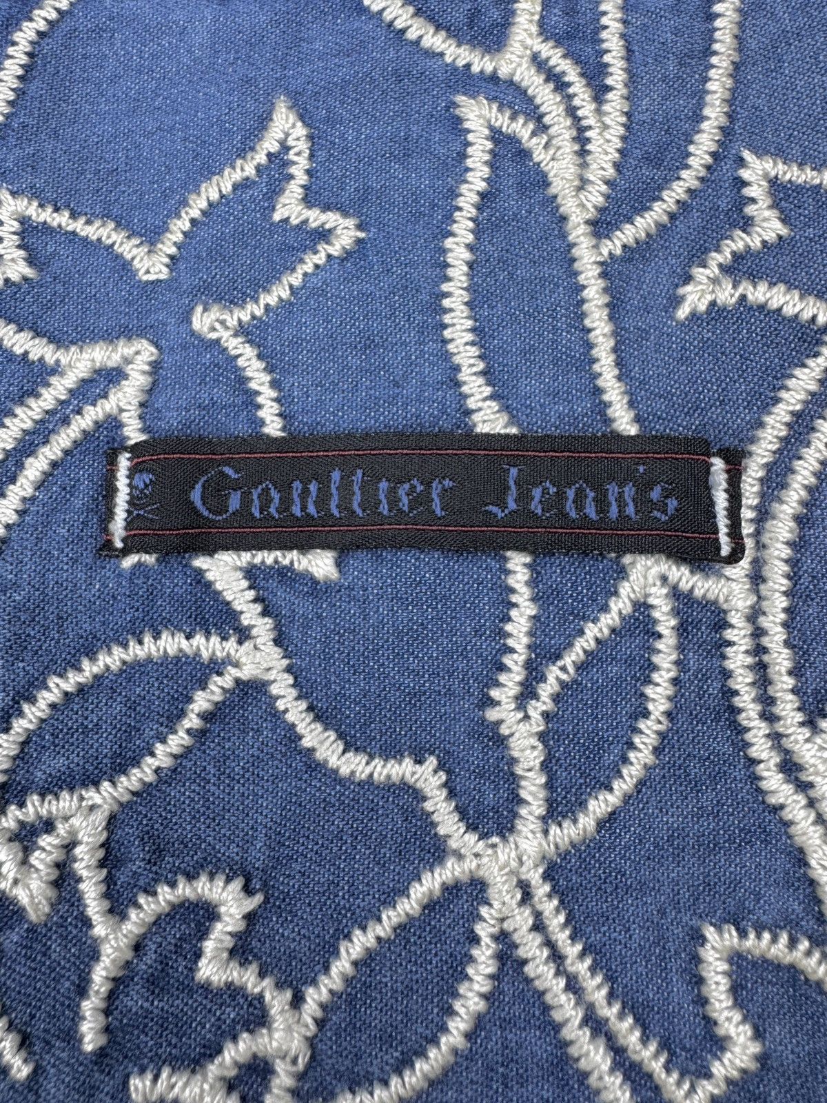 Jean Paul Gaultier Jean Paul Gaultier Jeans vintage denim mesh ss shirt size 42 Size M / US 6-8 / IT 42-44 - 9 Thumbnail