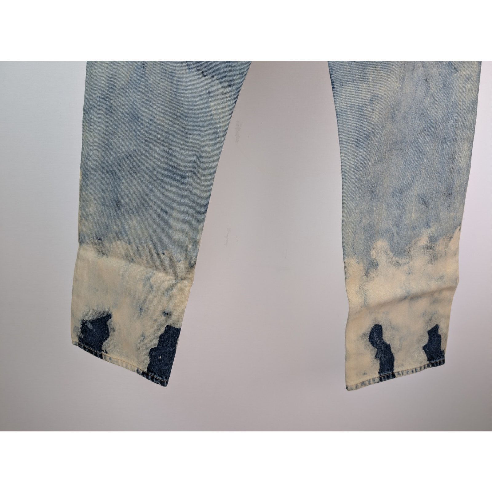 Palm Angels o1rshd1 Cloud Wash 5-Pocket Loose Denim Pants in Light Blue Size US 34 / EU 50 - 14 Thumbnail