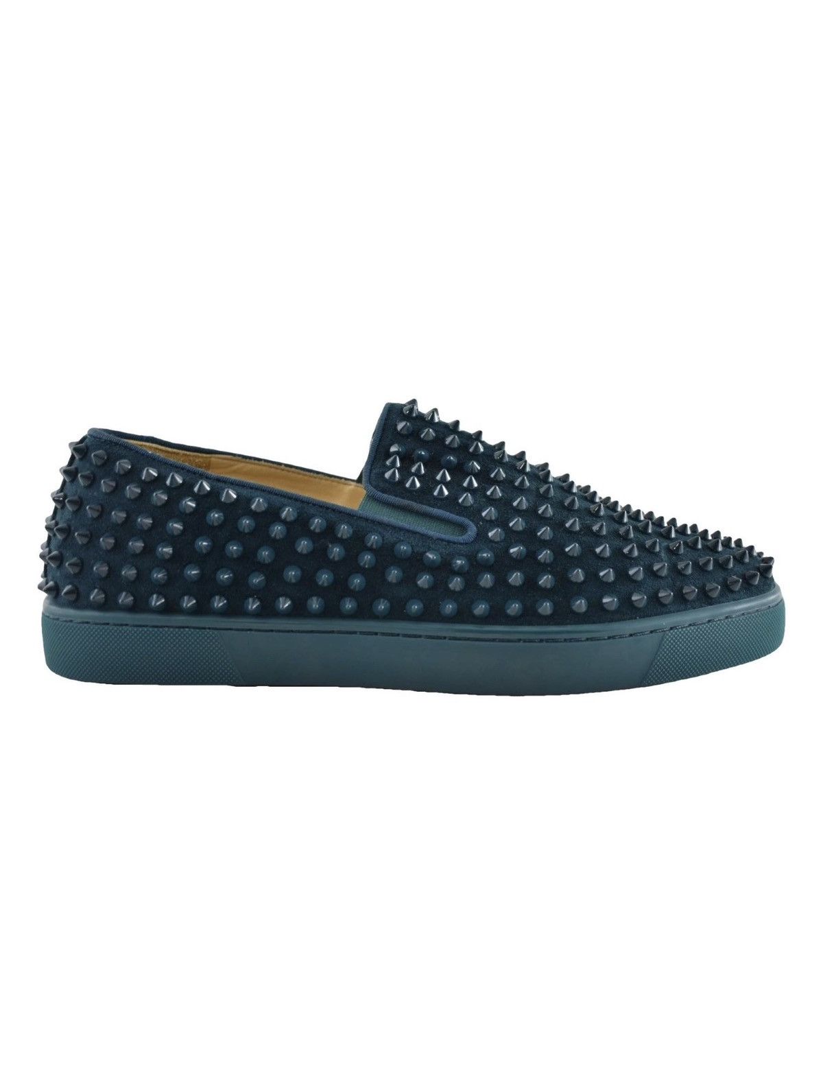 Christian Louboutin Christian Louboutin Roller-Boat Flat Lagune Blue Spikes Size US 11.5 / EU 44-45 - 1 Thumbnail