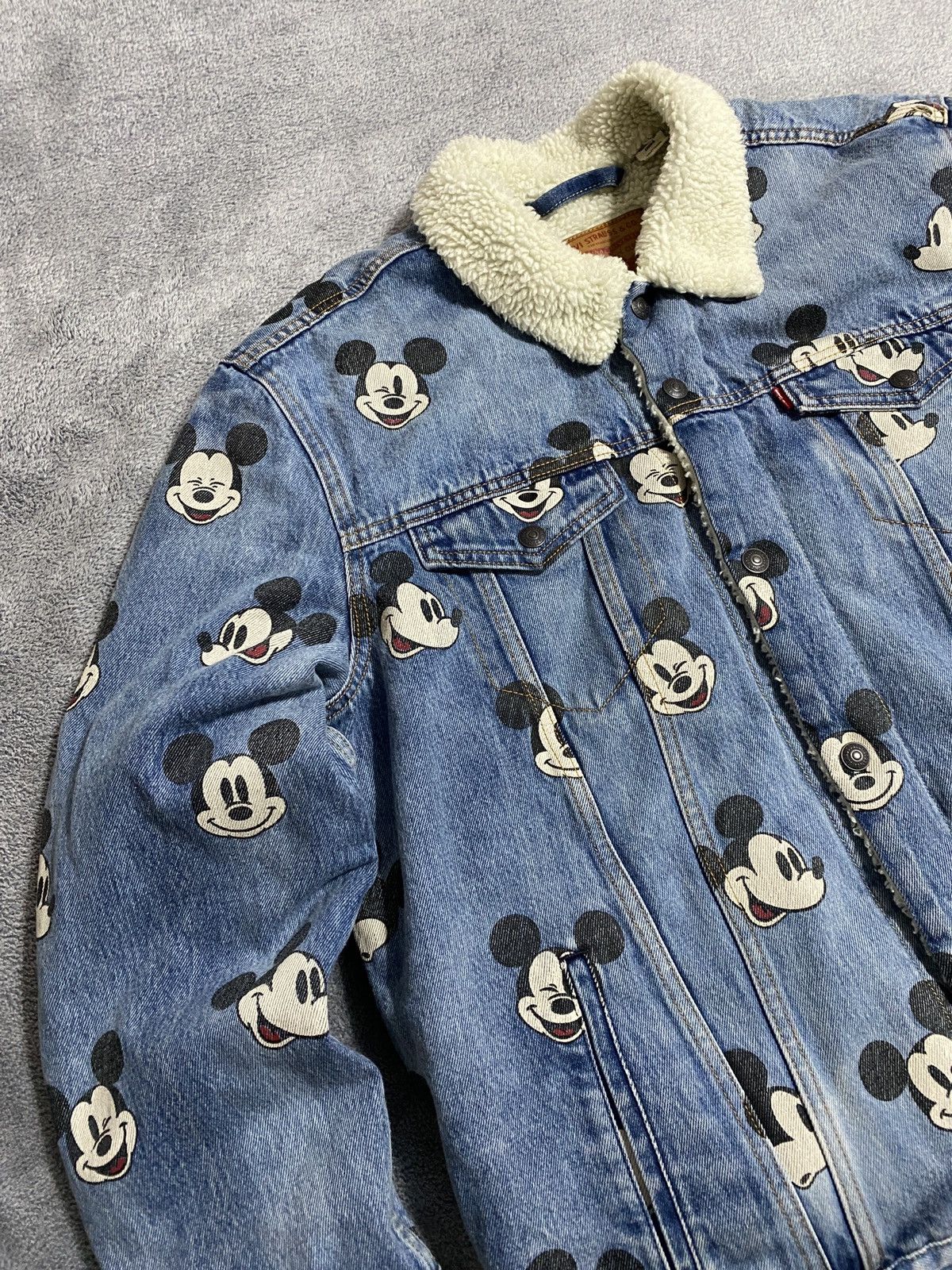Levi's Levis x Disney mickey mouse 501 Sherpa Jacket limited edit Size US L / EU 52-54 / 3 - 7 Thumbnail