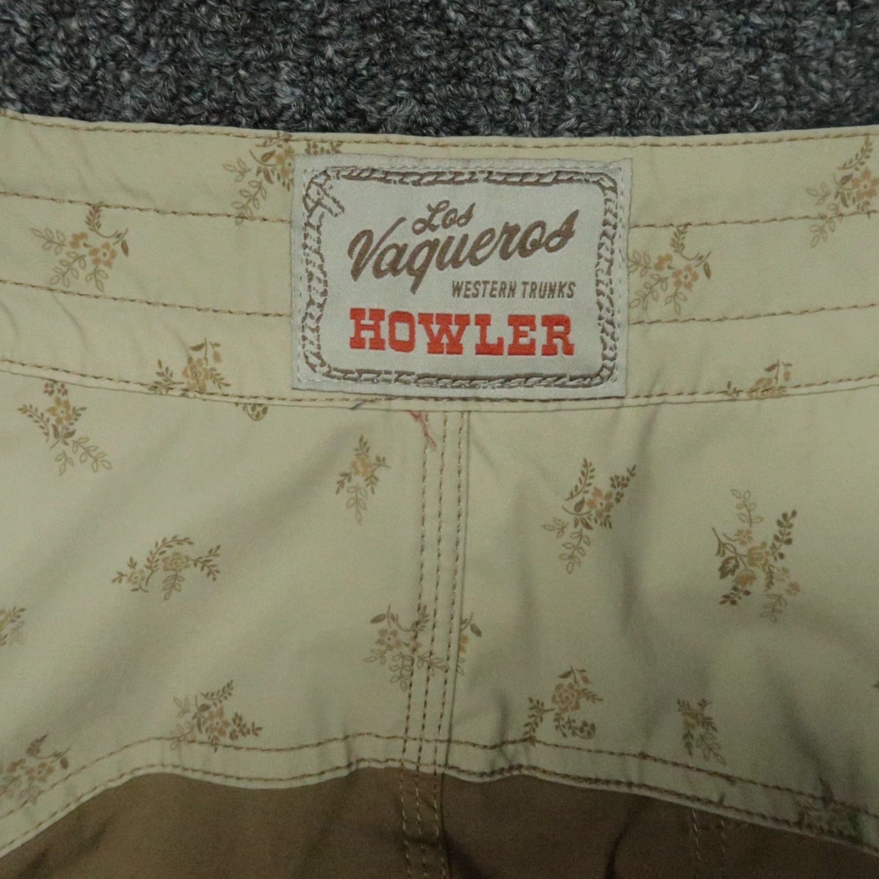 Howler Brothers Howler Brothers Board Shorts Mens 28 Brown Tan Los Vaqueros Swim Hybrid Pattern Colorblock Size US 28 / EU 44 - 6 Thumbnail