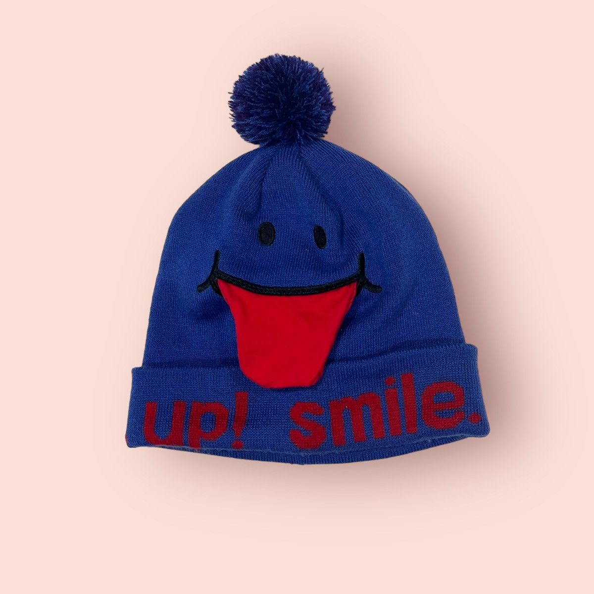 Hysteric Glamour × Japanese Brand VINTAGE UP SMILE JAPAN BEANIE Size ONE SIZE - 4 Thumbnail
