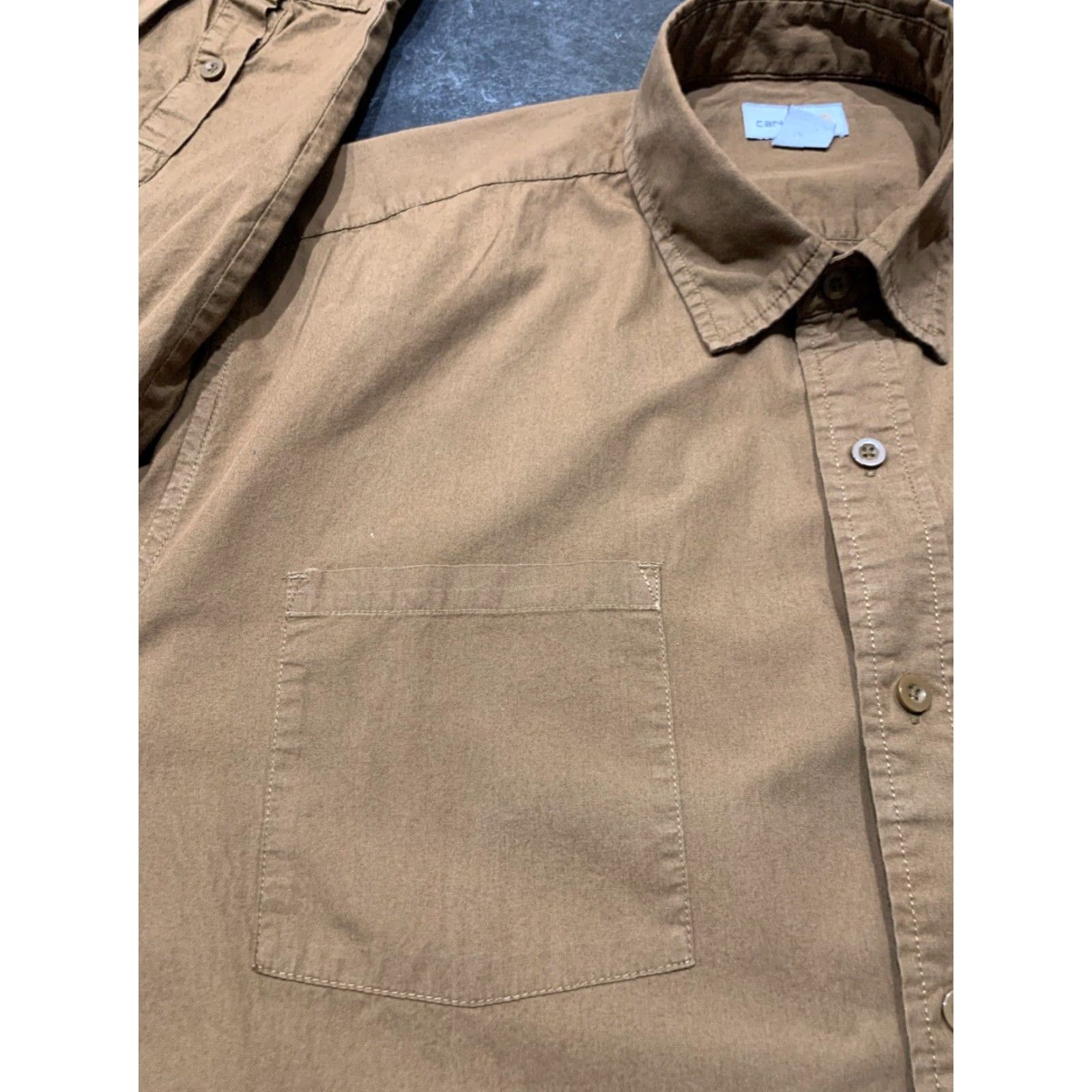 Carhartt VINTAGE Carhartt Big & Tall Men's Long Sleeve Button-Down Shirt Brown 2XL Tall Workwear Size US XXL / EU 58 / 5 - 5 Thumbnail