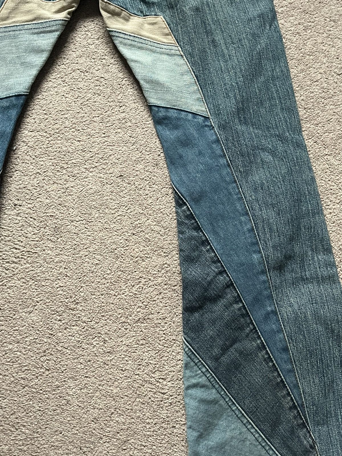 Hysteric Glamour Hysteric Glamour patchwork flared denim Size US 29 - 5 Thumbnail