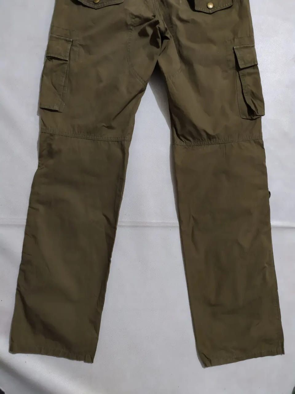 Japanese Brand Difference Rupert Olive Cargo Pants Double Waist Size US 30 / EU 46 - 9 Thumbnail