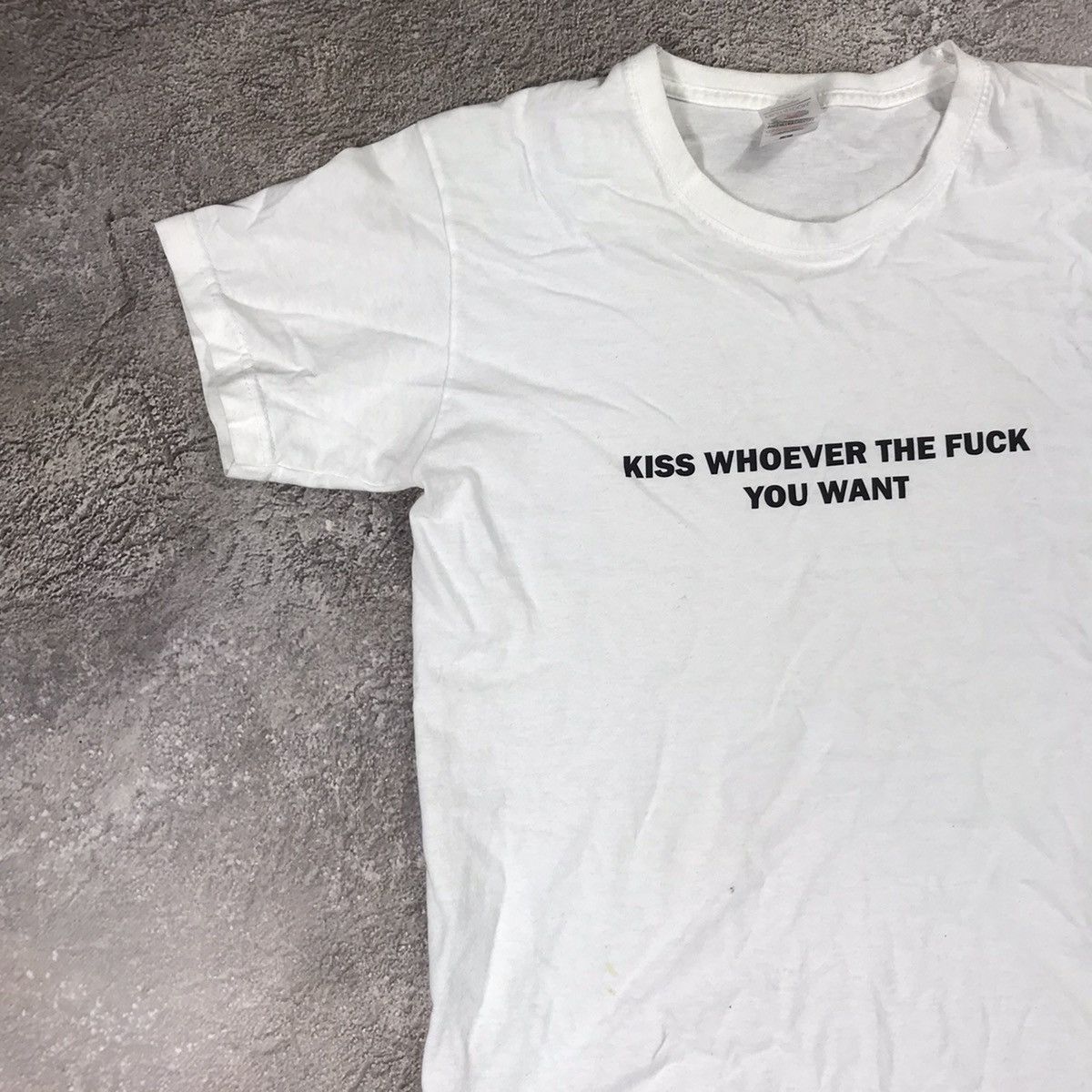 Vintage Vintage Y2K Graphic Tee Funny Quote Streetwear Punk Small Size US S / EU 44-46 / 1 - 3 Thumbnail
