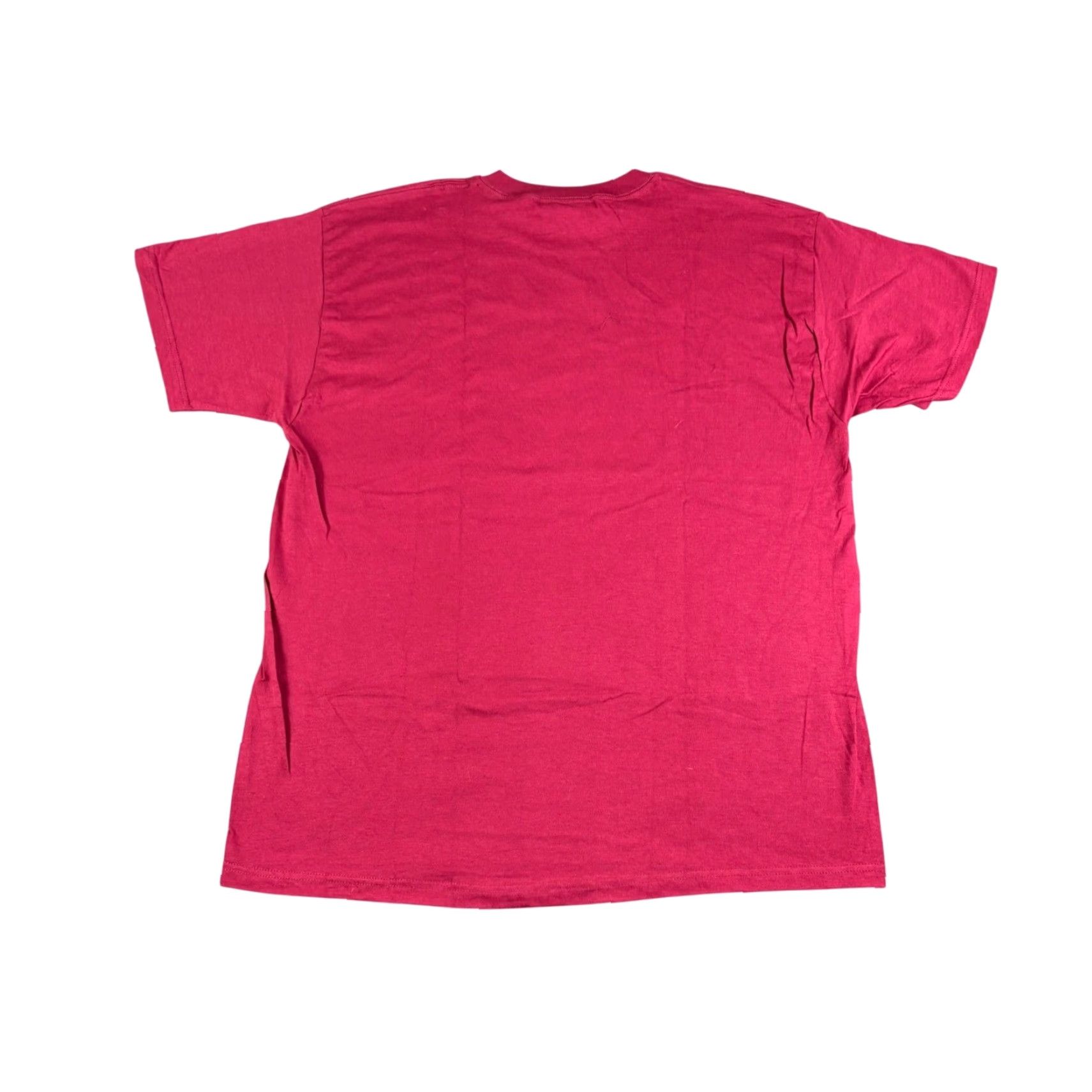 Fruit Of The Loom Fruit of the Loom Heavy Cotton T Shirt Rose Graphic Burgundy Men's XL Vintage Size US XL / EU 56 / 4 - 2 Thumbnail
