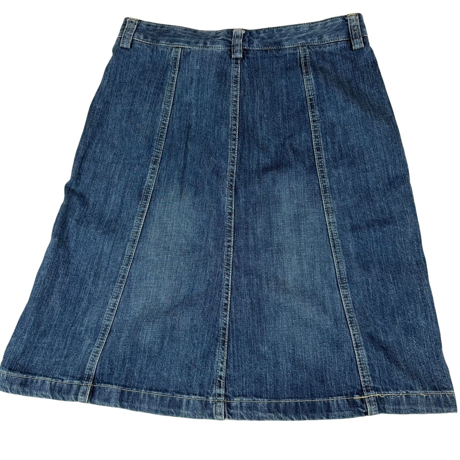 Eddie Bauer Vintage Eddie Bauer Denim Jean Skirt - Size 4 Size 27" / US 4 / IT 40 - 2 Thumbnail