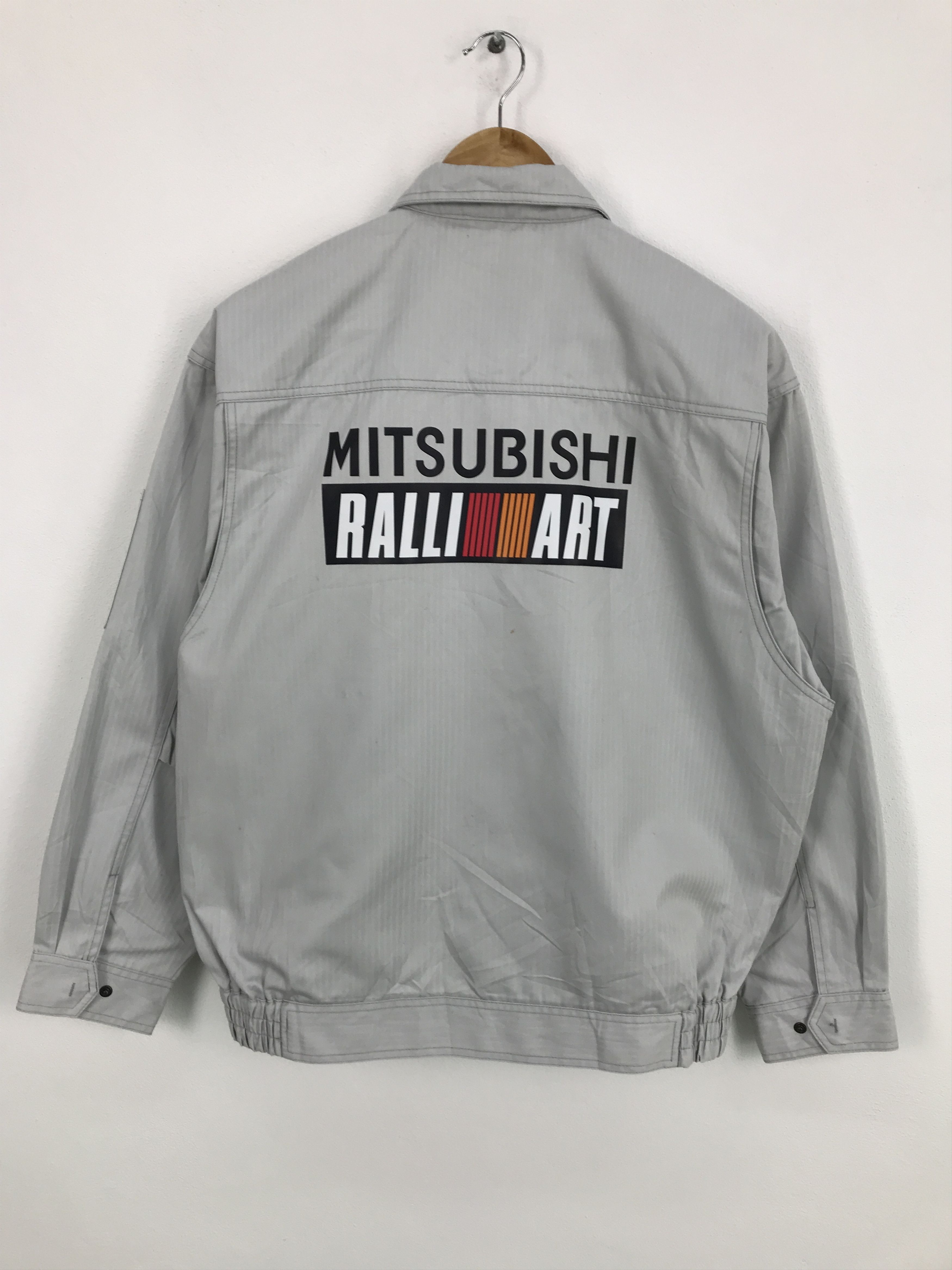 Japanese Brand MITSUBISHI RACING WORK UNIFORM CUSTOM JACKET Size US L / EU 52-54 / 3 - 4 Thumbnail