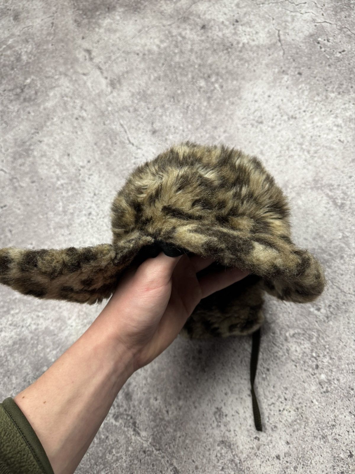 Japanese Brand Y2K Leopard Ushanka Leather Hat with Ears Asap Travis Style Size ONE SIZE - 5 Thumbnail