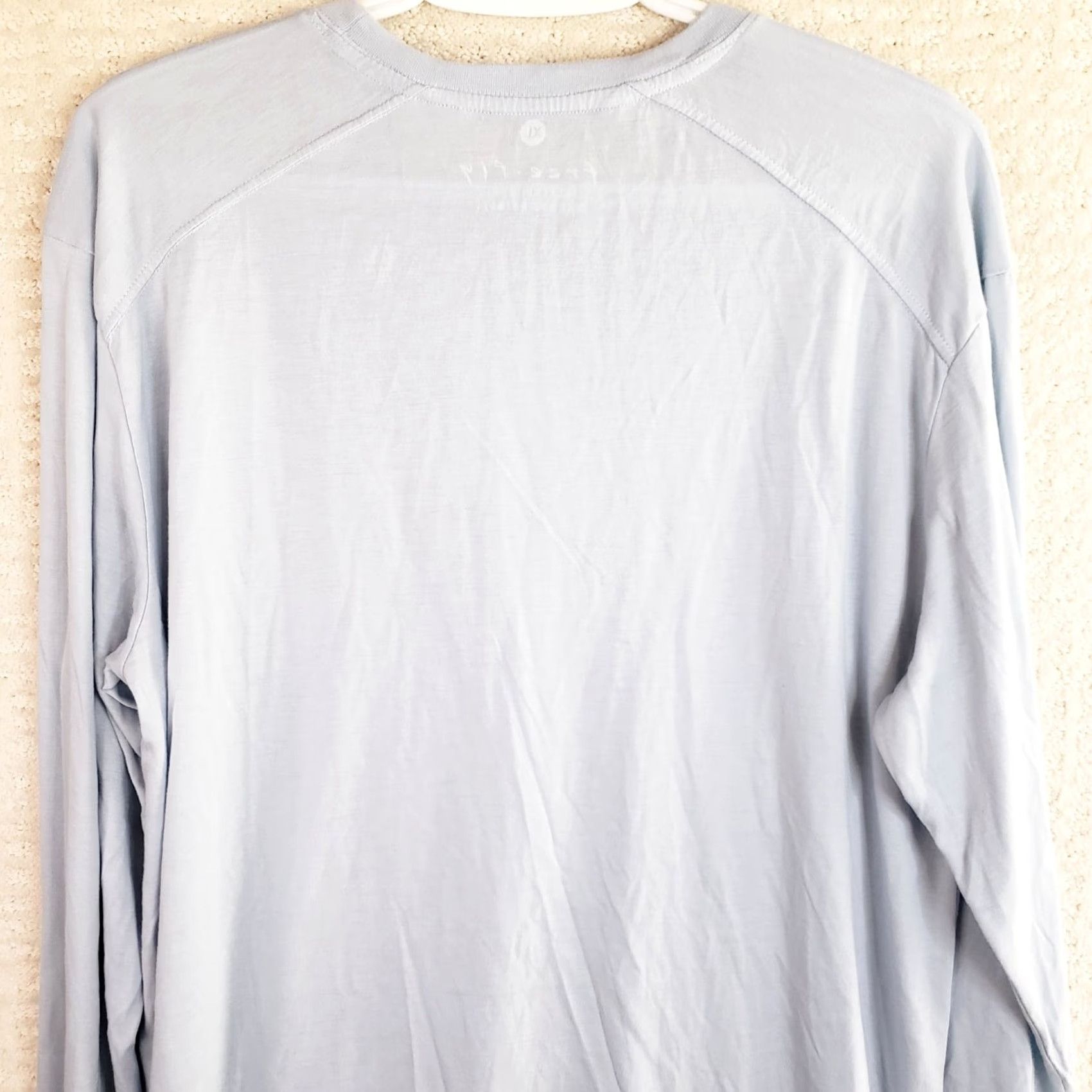 Vintage Free Fly Bamboo Long Sleeve T Shirt Men XL Blue Wicking Stretch Crew Fishing J&J Size US XL / EU 56 / 4 - 7 Thumbnail