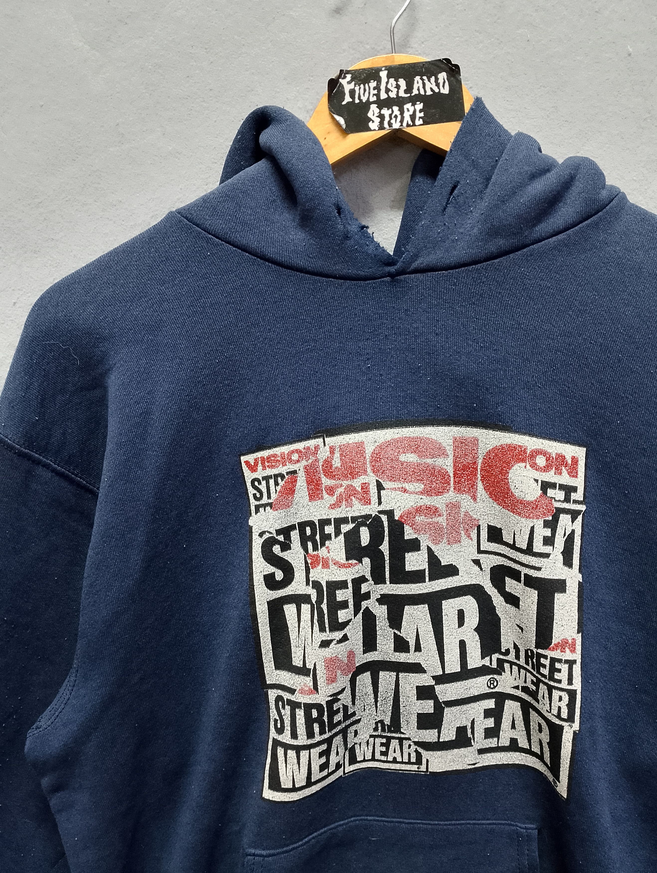 Vision Streetwear Vintage 1991 Vision Street Wear Hoodie Size US L / EU 52-54 / 3 - 3 Thumbnail