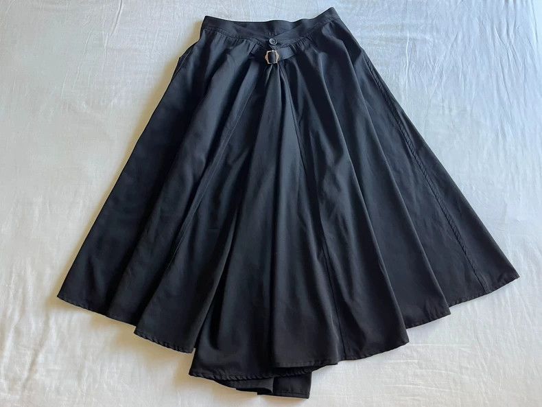 Yohji Yamamoto Yohji Yamamoto Wool Midi Skirt Size US 28 / EU 44 - 3 Thumbnail