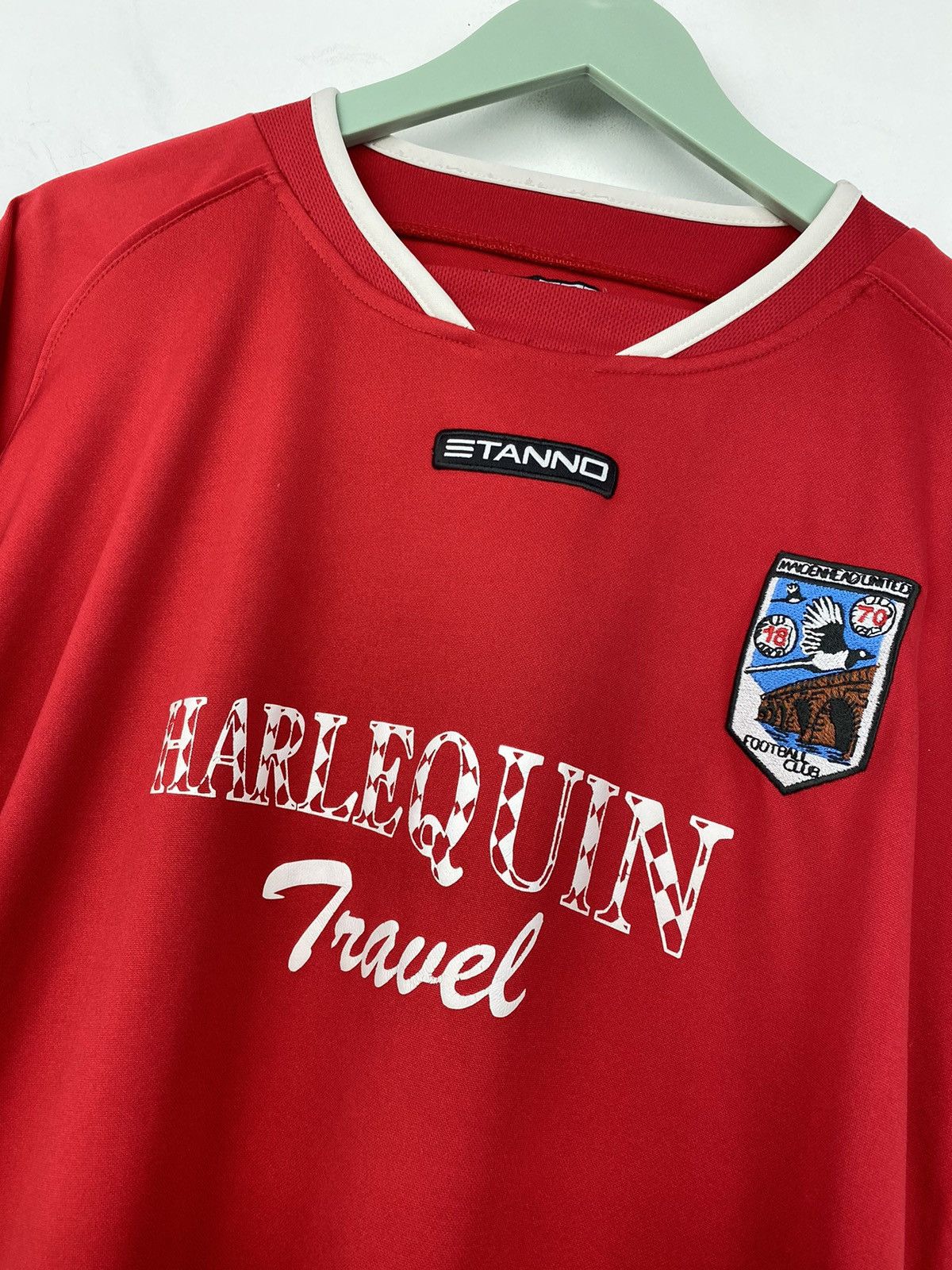 Vintage Maidenhead United 2008 2009 #5 Match Worn Soccer Jersey PSG Size US XL / EU 56 / 4 - 2 Thumbnail