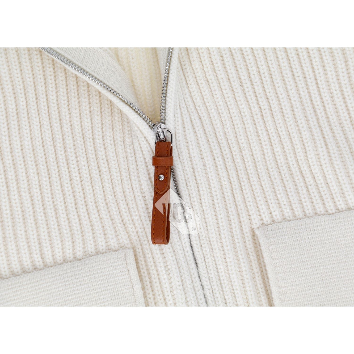 Hermes Hermes H Wool knit jacket Blanc Naturel Size 36 Size XS / US 0-2 / IT 36-38 - 15 Thumbnail