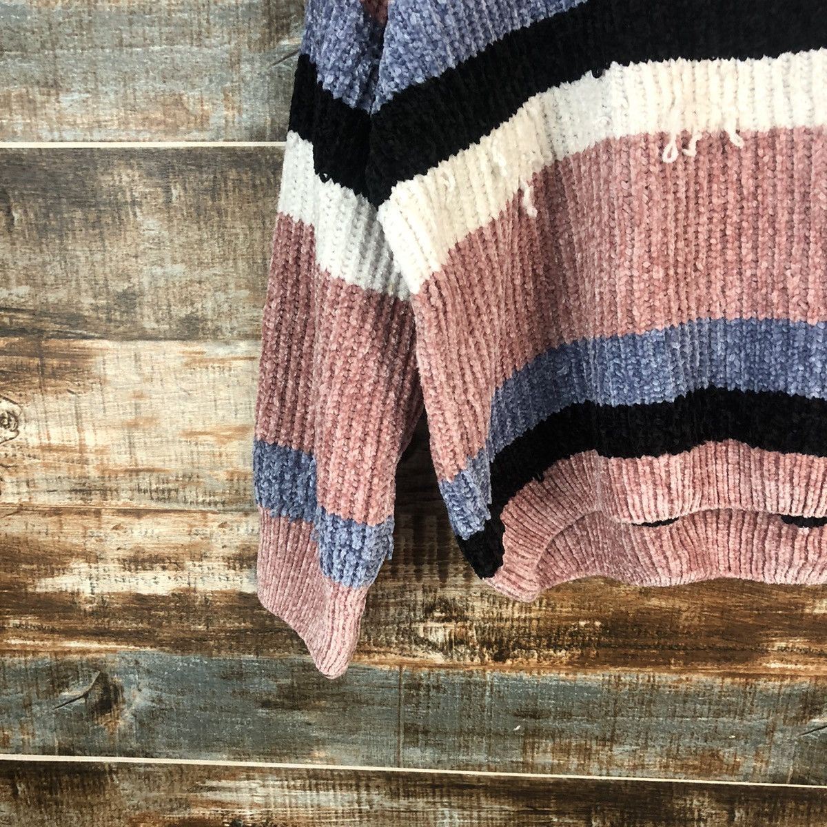 Vintage Spiga Stripe Pink stripe Knitwear #A1987 Size M / US 6-8 / IT 42-44 - 7 Thumbnail