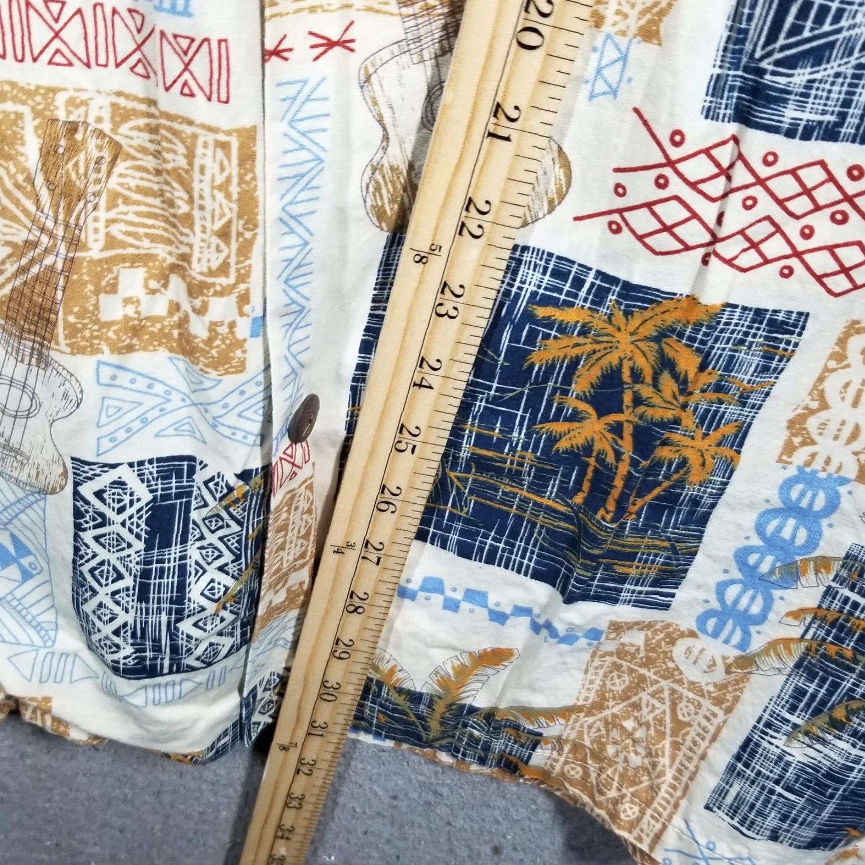 Vintage VINTAGE Royal Creations Shirt Mens 2XL Hawaiian Cotton Graphic Print Short Sleeve Button-Up Casual Travel Men's Size US XXL / EU 58 / 5 - 4 Thumbnail
