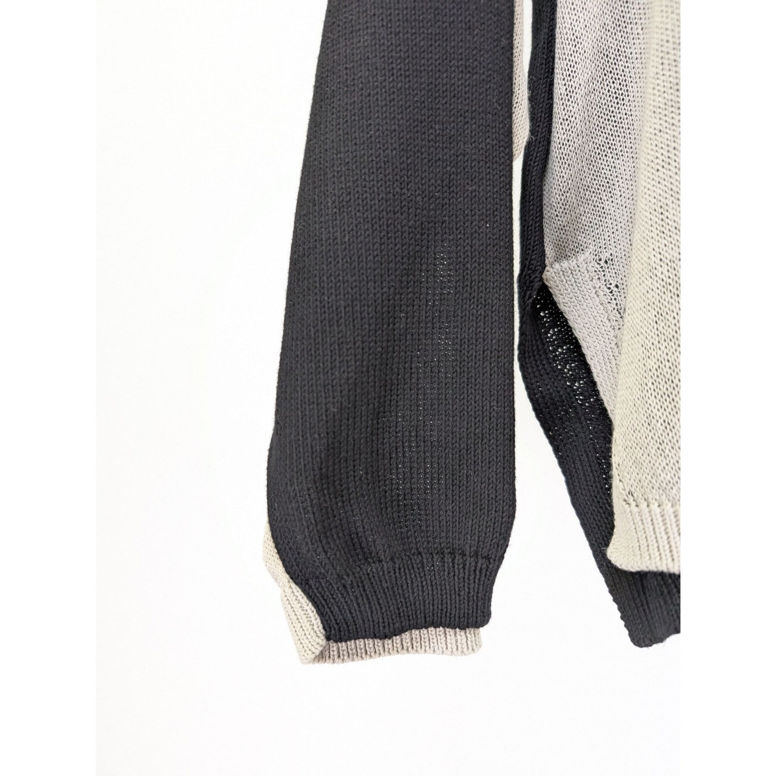 Rick Owens o1rshd1 Combo Crewneck Sweatshirt in Black/Pearl Size US XL / EU 56 / 4 - 5 Thumbnail
