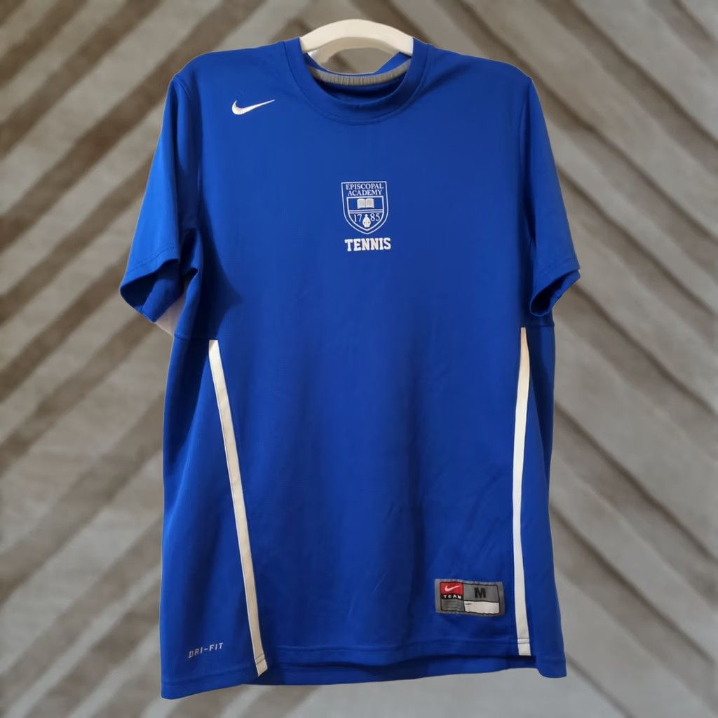 Under Armour Nike Jersey Episcopal Academy Men's M Short Sleeve Blue T-Shirt Size US M / EU 48-50 / 2 - 1 Thumbnail