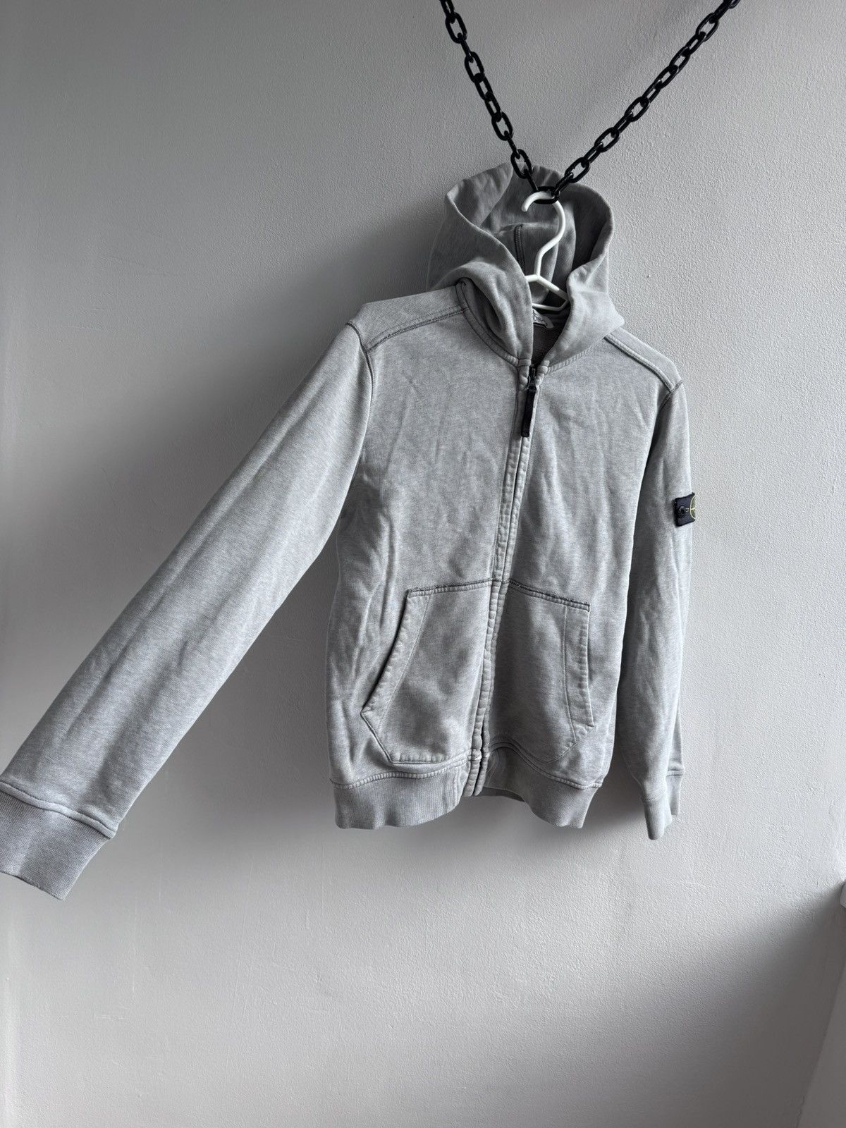 Stone Island Stone Island Junior Zip Up Hodie Sweatshirt Sweater Pullover Size US XXS / EU 40 - 3 Thumbnail