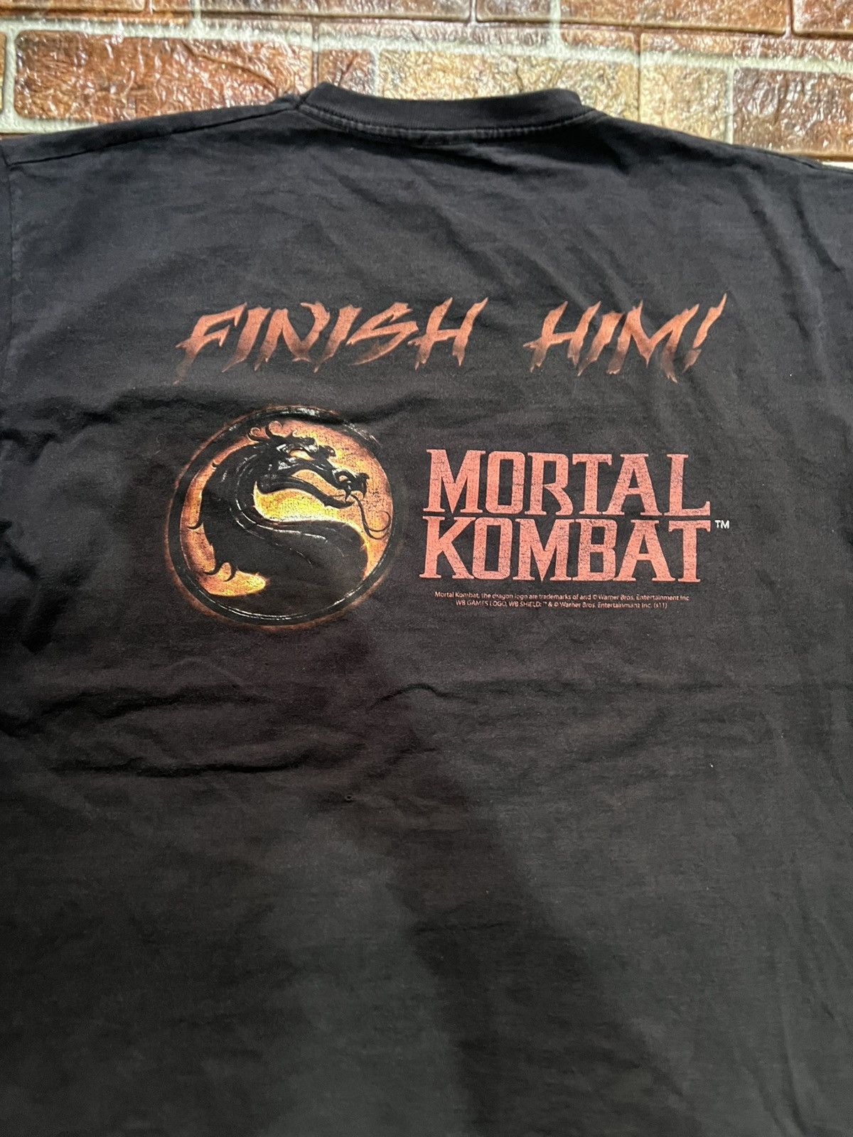 Fruit Of The Loom Vintage mortal kombat tshirt Size US L / EU 52-54 / 3 - 7 Thumbnail