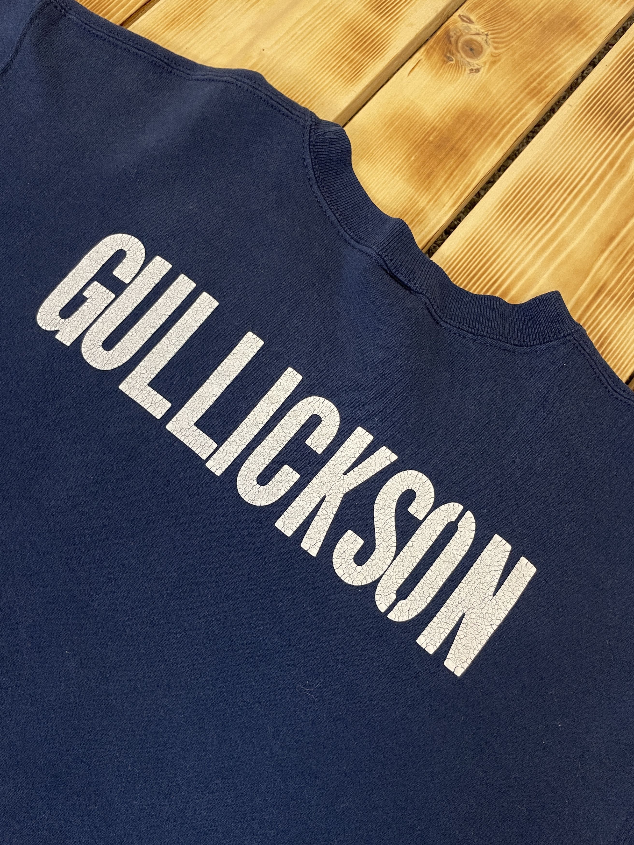 Russell Athletic Vintage Russell Athletic "GULLICKSON" Blank Sweatshirt Blue Size US L / EU 52-54 / 3 - 9 Thumbnail