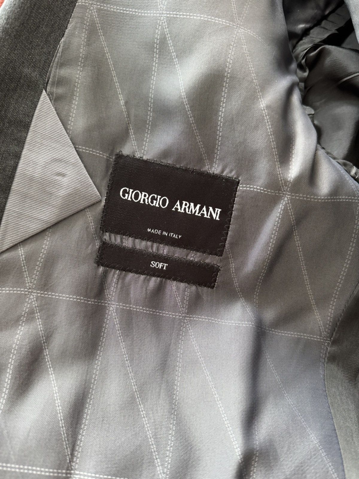 Giorgio Armani Giorgio Armani Grey Suit Size 52R - 2 Thumbnail