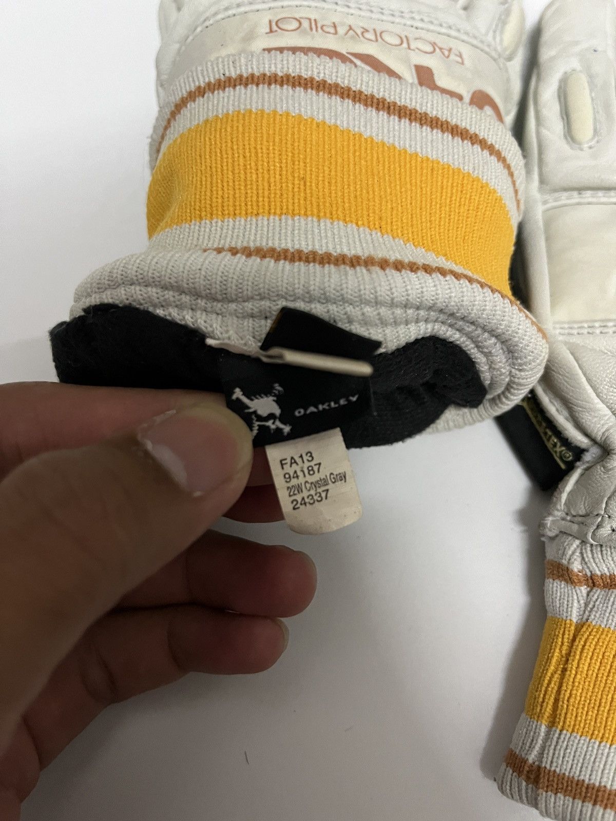 Oakley × Vintage Oakley Factory Pilot Gore-tex Gloves Size ONE SIZE - 8 Thumbnail