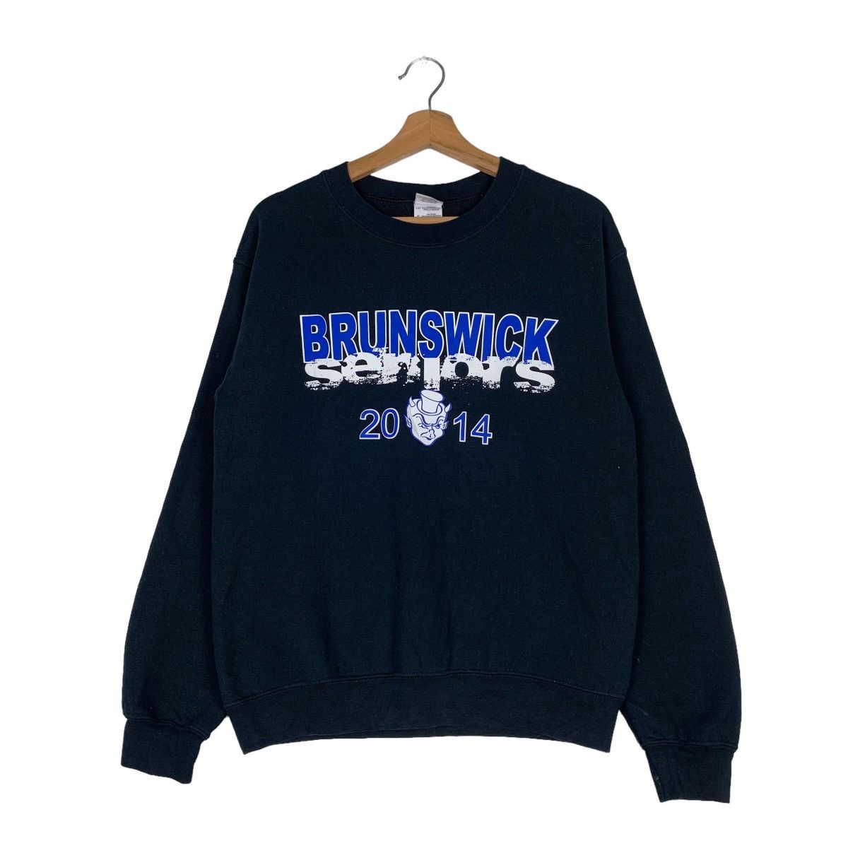 Gildan BRUNSWICK SENIORS 2014 BIG LOGO SWEATSHIRTS #0762-C35 Size US S / EU 44-46 / 1 - 1 Thumbnail