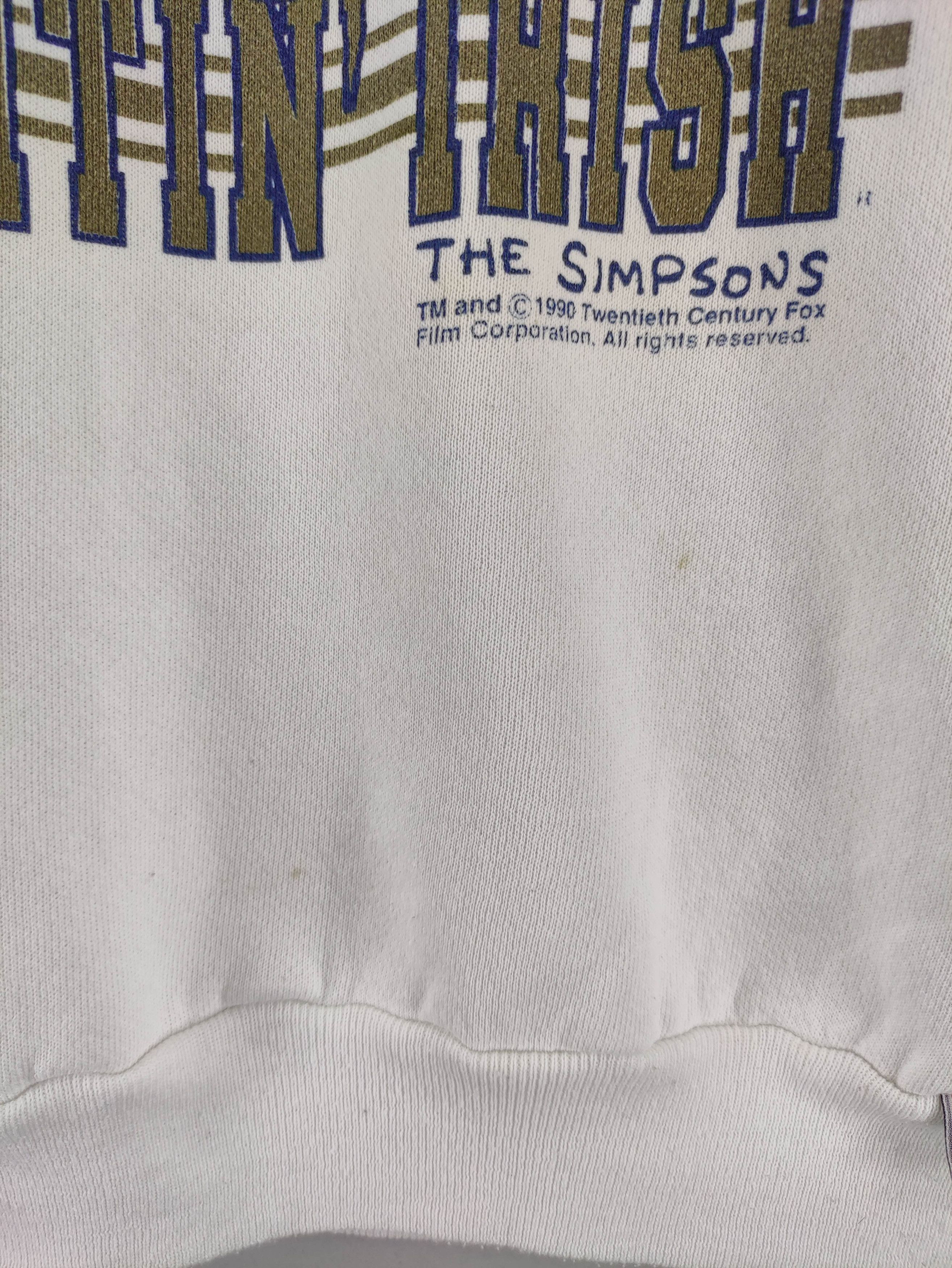 Logo 7 Vintage 90s The Simpsons Matt Groening Sweatshirt Size US L / EU 52-54 / 3 - 2 Thumbnail