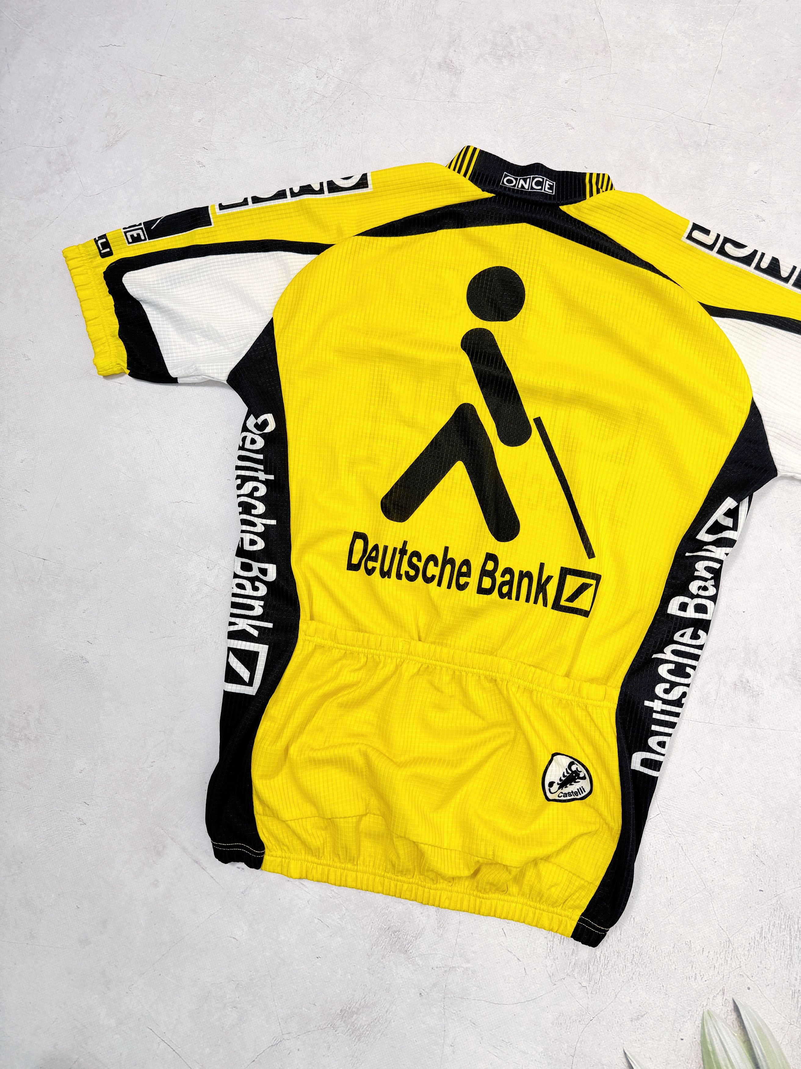 Vintage Vintage Castelli Cycling Jersey Giant Deutche Bank Once Size US M / EU 48-50 / 2 - 10 Thumbnail