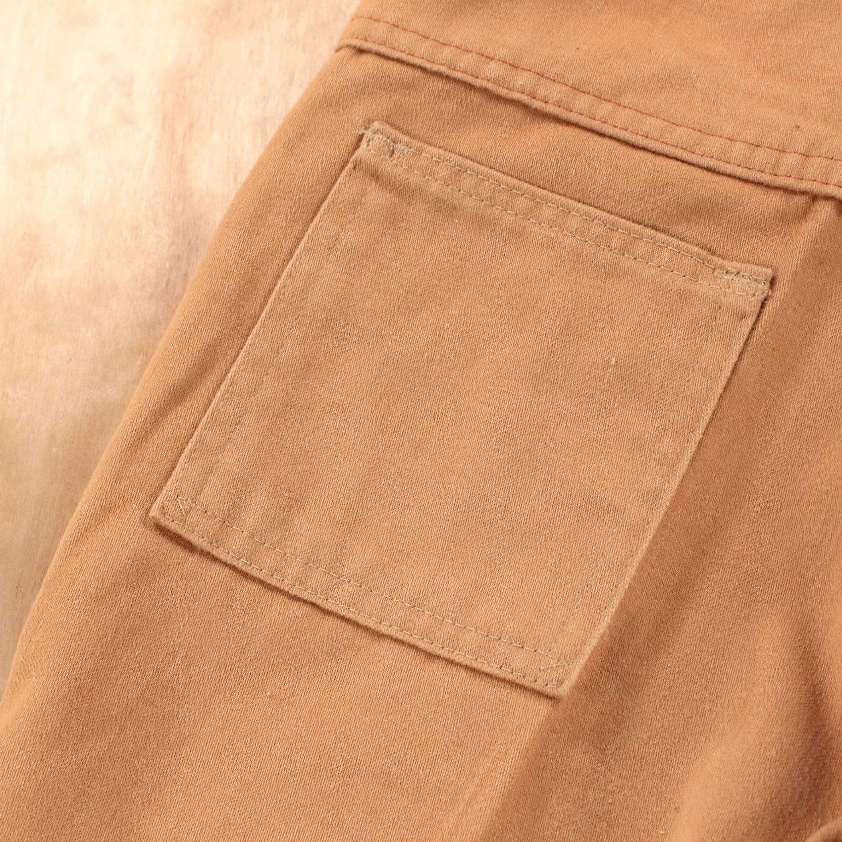 Vintage VINTAGE 60s 70s Pants Scovill Zip light brown beige 26x26 USA Unisex Adults Size US 26 / EU 42 - 2 Thumbnail
