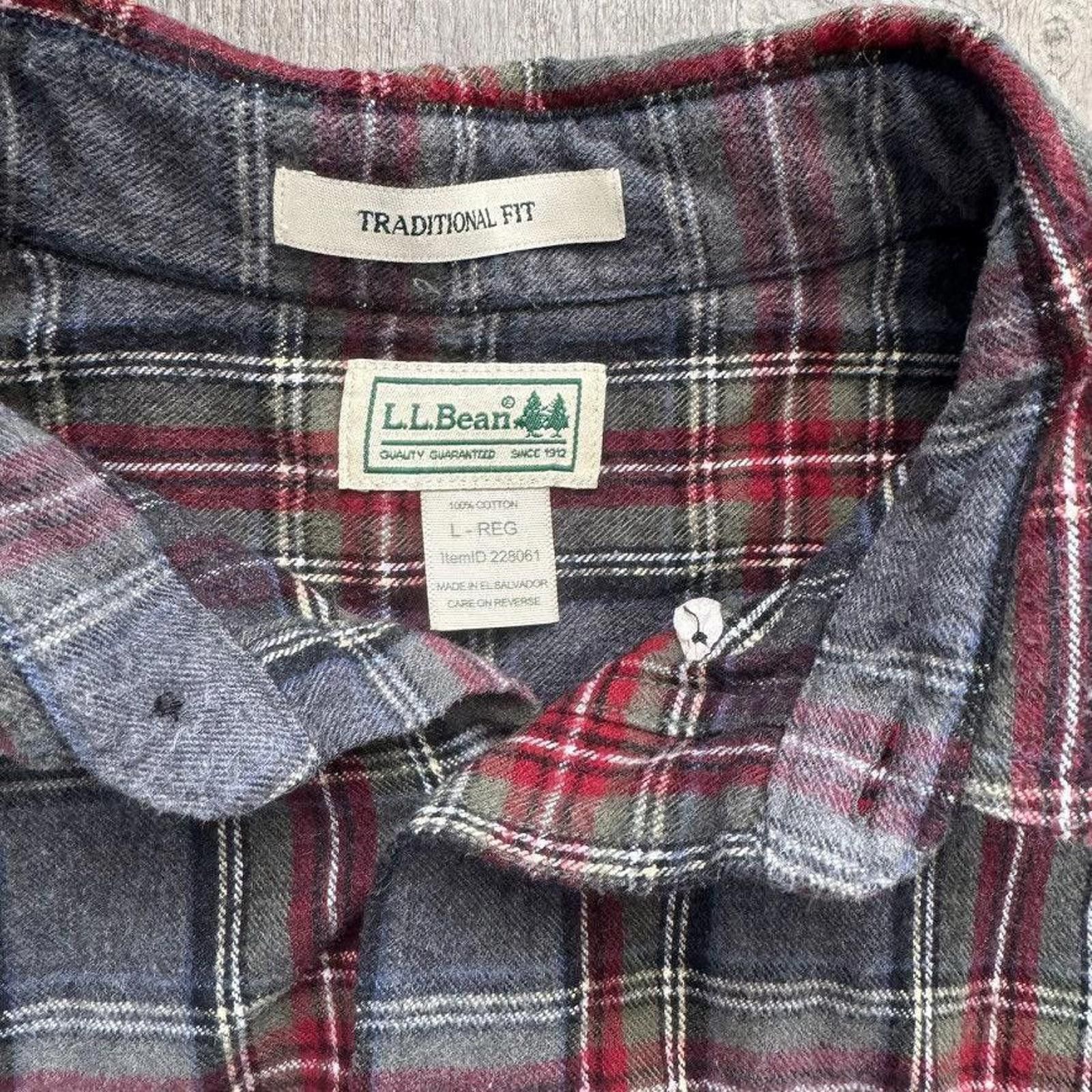 L.L. Bean L.L. BEAN • Vintage Plaid Flannel (L) Size US L / EU 52-54 / 3 - 2 Thumbnail