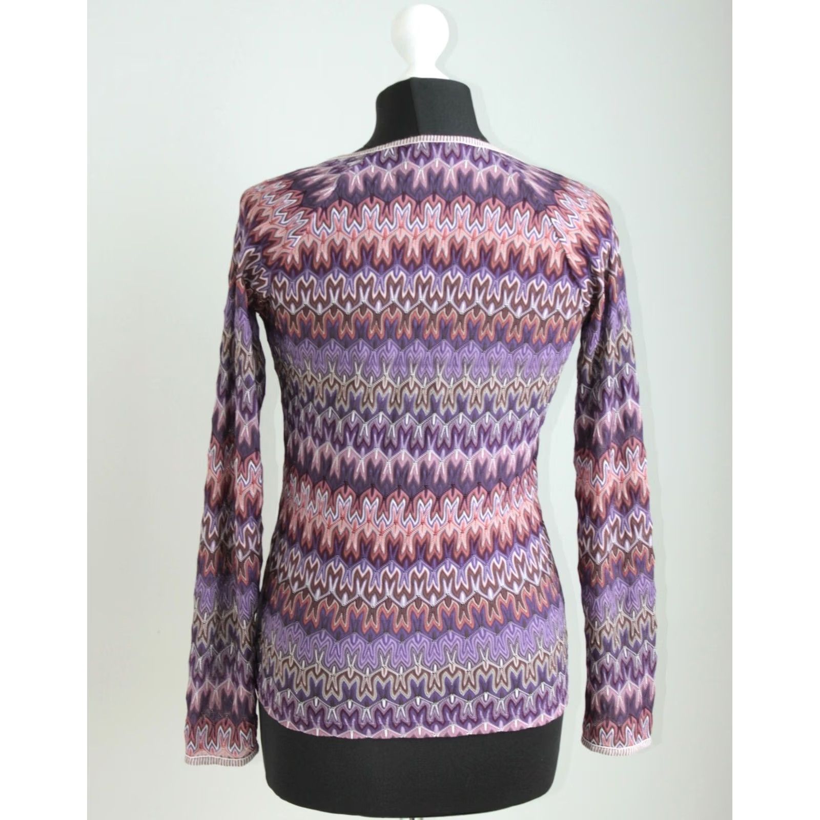 Missoni VINTAGE MISSONI LINDEX womens jumper cardigan XS Cardigan Jumper Womens XS Multicoloured Size XS / US 0-2 / IT 36-38 - 5 Thumbnail