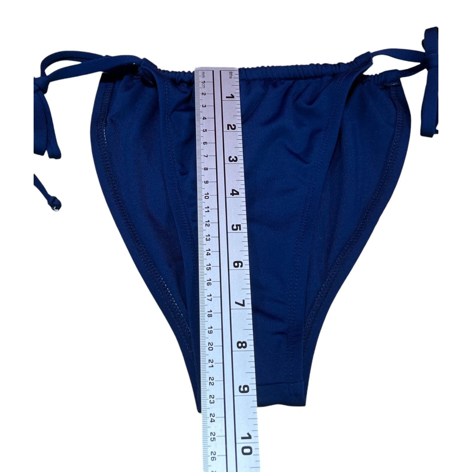 Other Liberty & Justice - Women's Tie Side Bikini Bottom - Navy Bl Size ONE SIZE - 3 Thumbnail