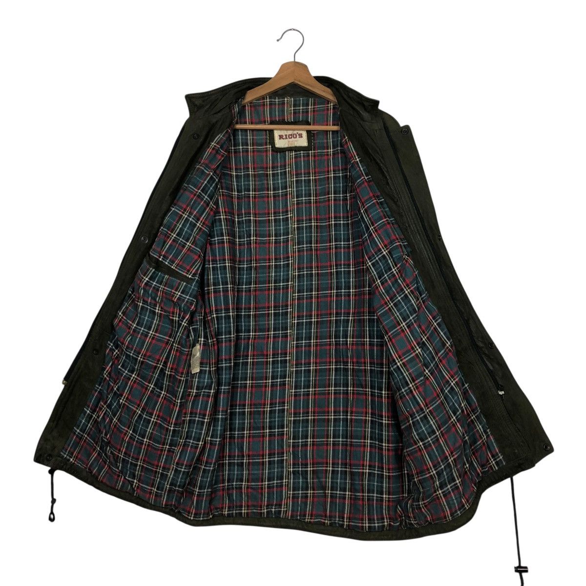 Vintage 🔥VINTAGE GENUINE LEATHER JACKET RICO’S BLANKET TARTAN DESIGN Size US S / EU 44-46 / 1 - 15 Thumbnail