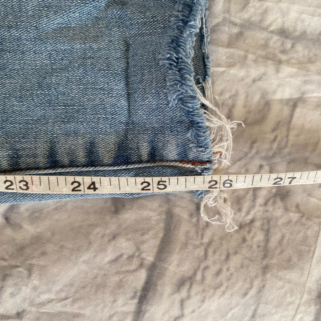 Express Express slim super high rise women 2 cotton blend distressed Size 26" / US 2 / IT 38 - 12 Thumbnail