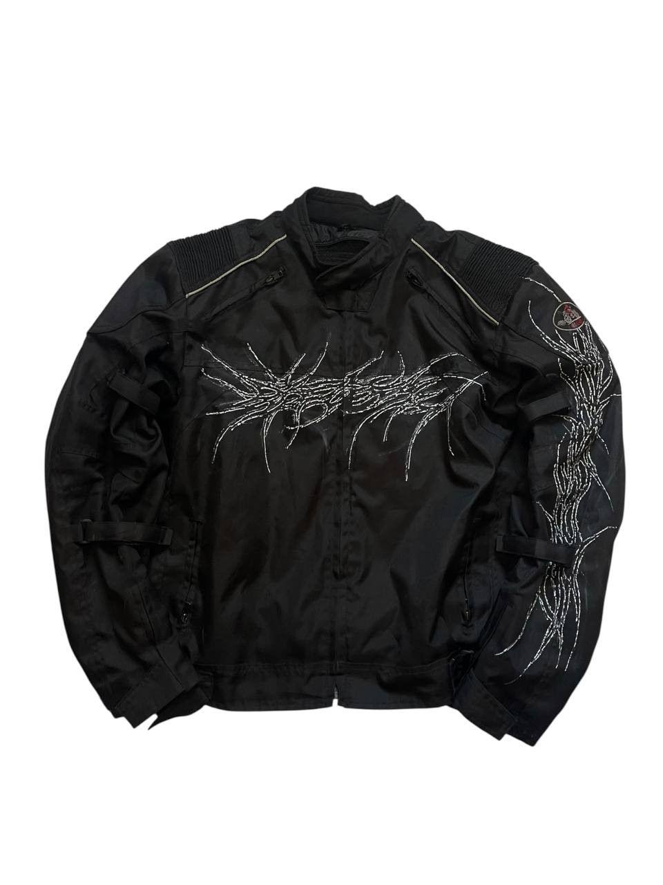 Le Grande Bleu (L.G.B.) rare moto tribal metal jacket Size US XL / EU 56 / 4 - 1 Thumbnail