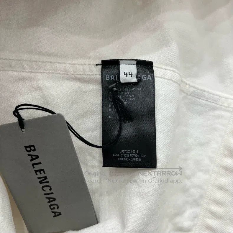 Balenciaga Balenciaga Back Logo Denim Jacket Size US S / EU 44-46 / 1 - 5 Thumbnail