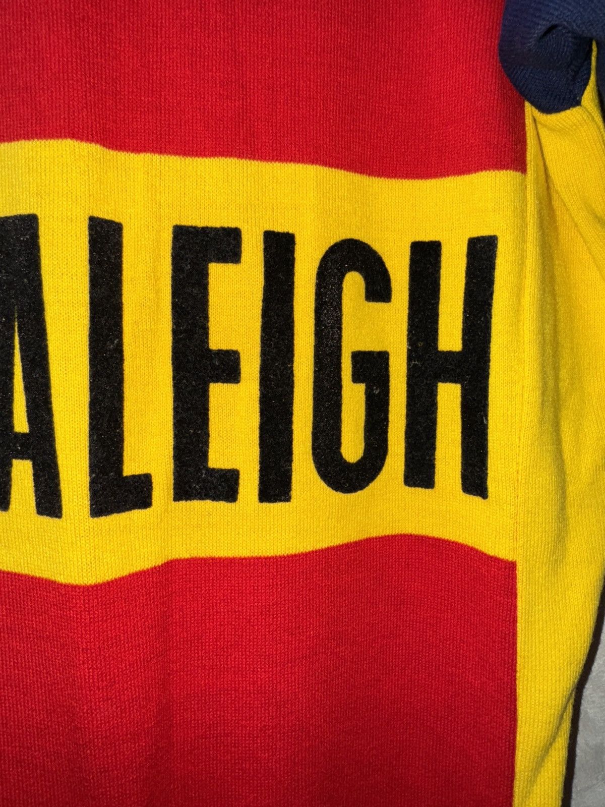 Vintage TI RALEIGH TEAM PAXAR CYCLING JERSEY 1980s RARE VINTAGE Size US L / EU 52-54 / 3 - 12 Thumbnail