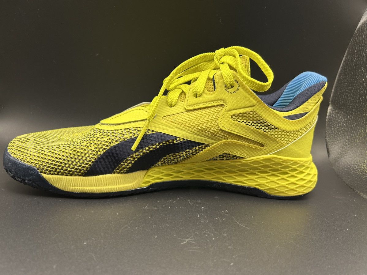 Reebok Reebok Mens Nano X FW8128 Yellow Running Shoes Sneakers Size US 8 / EU 41 - 10 Thumbnail