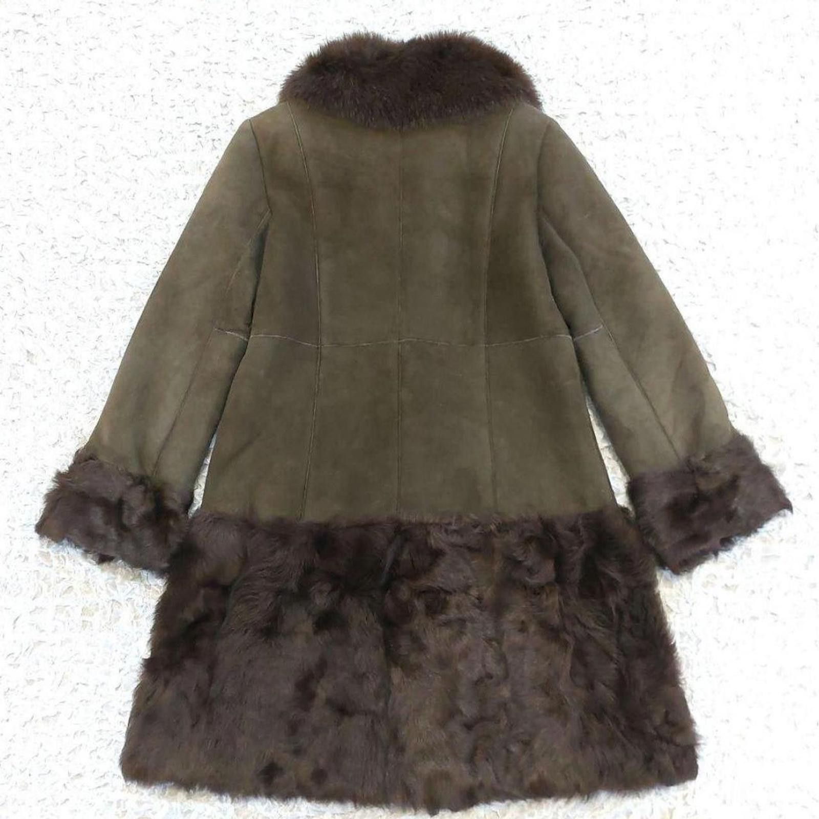 Other Real blue fox and lamb fur fairy grunge penny lane coat Size XS / US 0-2 / IT 36-38 - 2 Thumbnail