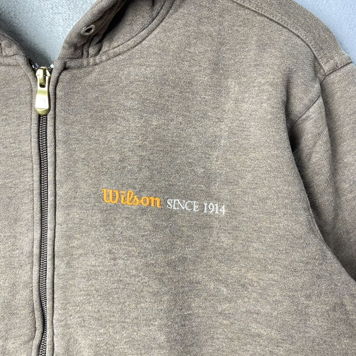 Wilson Vintage Wilson Zip Hoodie Brown Size US L / EU 52-54 / 3 - 3 Thumbnail