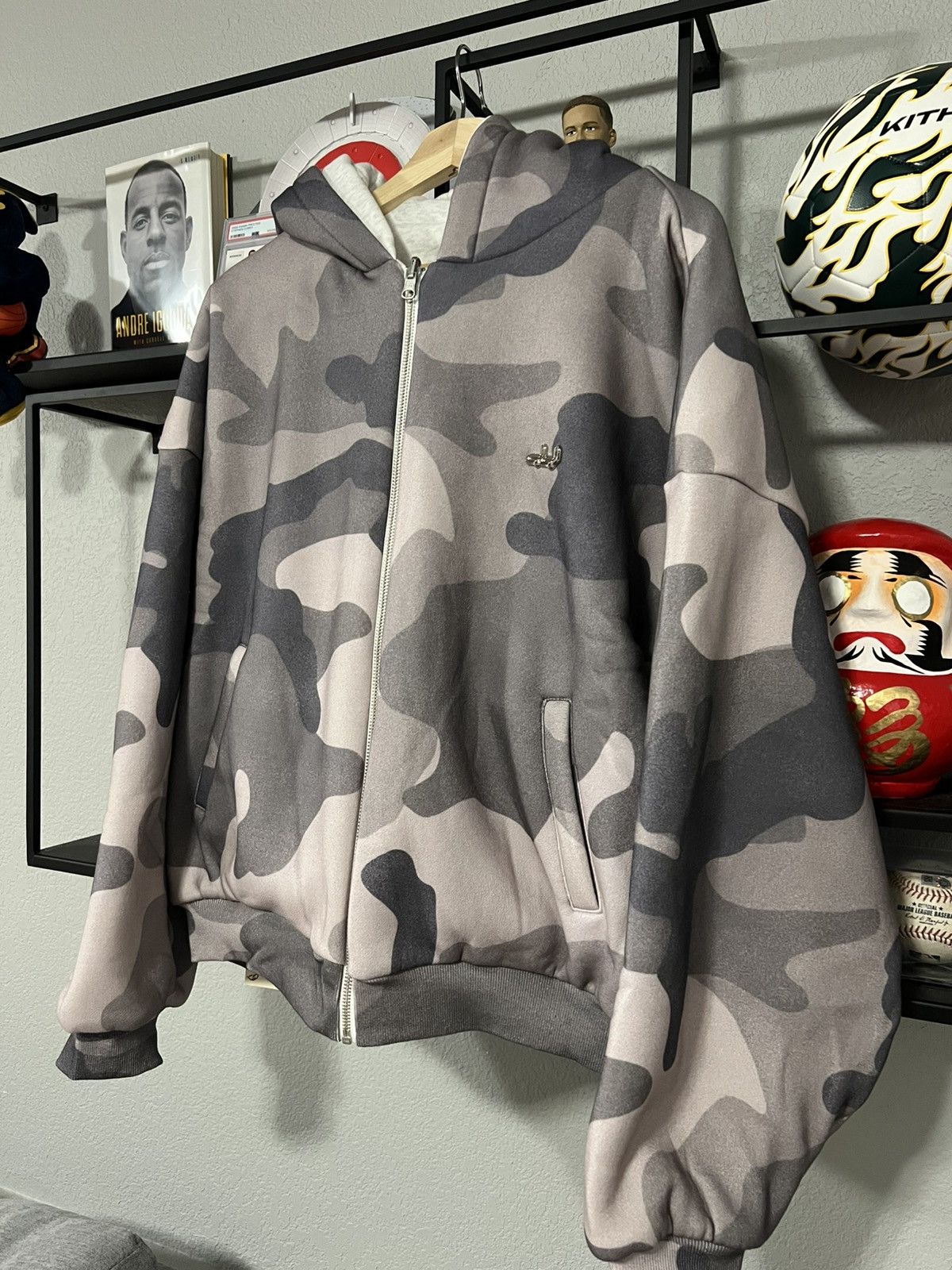Other Deputy Department 1000 GSM Zipper Hoodie Mono Camo/Gray Size US M / EU 48-50 / 2 - 8 Thumbnail